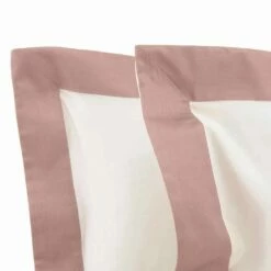 Satijnen Lakenset Voor Tweepersoonsbed Met Gekleurde Randen - Hyacint -Slide Shop completo lenzuola da letto matrimoniale in raso con bordi colorati giacinto 13