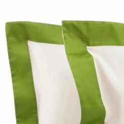 Satijnen Lakenset Voor Tweepersoonsbed Met Gekleurde Randen - Hyacint -Slide Shop completo lenzuola da letto matrimoniale in raso con bordi colorati giacinto 4