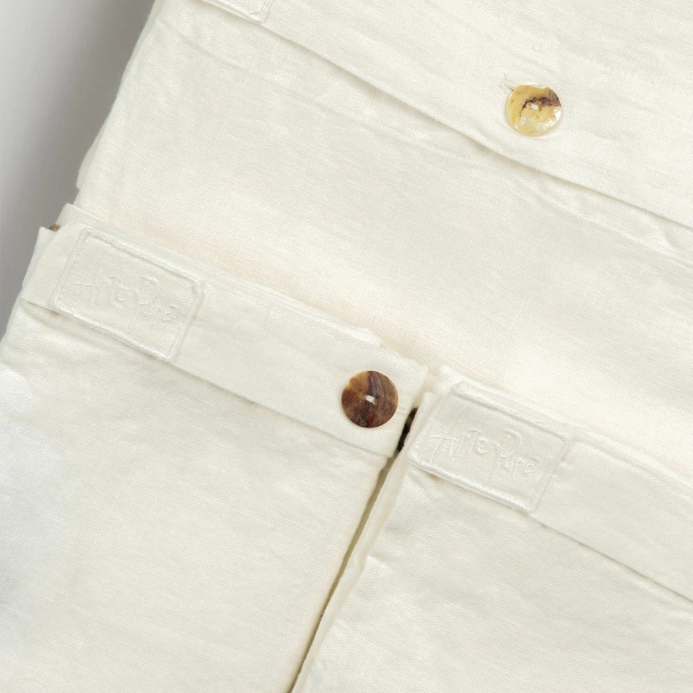 Dubbel Pak Van Zwaar Linnen En Luxe Parelmoeren Knopen - Ottobu 4 Dubbel Pak Van Zwaar Linnen En Luxe Parelmoeren Knopen - Ottobu - Afbeelding 4