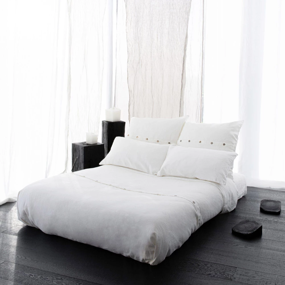 Dubbel Pak Van Zwaar Linnen En Luxe Parelmoeren Knopen - Ottobu 6 Dubbel Pak Van Zwaar Linnen En Luxe Parelmoeren Knopen - Ottobu - Afbeelding 6