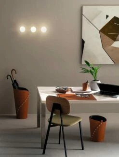 Kantooraccessoires Made In Italy Paraplubak, Papierbak, Bureaukussen - Giulio -Slide Shop composizione da ufficio di design moderno in cuoio made in italy giulio 4