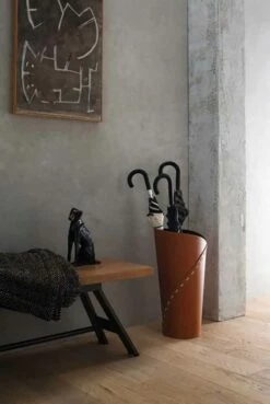 Kantooraccessoires Made In Italy Paraplubak, Papierbak, Bureaukussen - Giulio -Slide Shop composizione da ufficio di design moderno in cuoio made in italy giulio 5