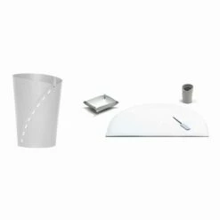 Kantooraccessoires In Modern Geregenereerd Leer Made In Italy - Meduna