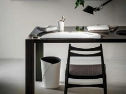 Kantooraccessoires In Modern Geregenereerd Leer Made In Italy - Meduna -Slide Shop composizione da ufficio in cuoio rigenerato moderna made in italy meduna 4