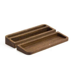 Bureaucontainer In Mahoniehout Met 3 Compartimenten Made In Italy - Nitro -Slide Shop contenitore da scrivania in legno di mogano con 3 vani made in italy nitro 3