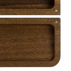 Bureaucontainer In Mahoniehout Met 3 Compartimenten Made In Italy - Nitro -Slide Shop contenitore da scrivania in legno di mogano con 3 vani made in italy nitro 4