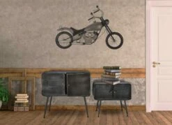 Paar Industriële Dressoirs Voor Woonkamer Vintage Design In Ijzer - Cuna -Slide Shop coppia di madie stile industrial da salotto design moderno in ferro cuna 6