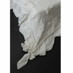 Dubbele Katoenen Sprei Met Elastisch Borduursel En Boord Met Ruche - Trimuno -Slide Shop copriletto cotone matrimoniale con ricamo elasticato e bordo con balza trimuno 5