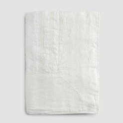 Elegante Tweepersoons Bedsprei Van Linnen Met Bollen En Frame-borduursel - Asolar -Slide Shop copriletto matrimoniale elegante in lino con ricamo sfere e cornice asolar 5