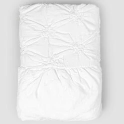 Hoes Voor Queensize Bed Van Linnen En Katoen Met Elegant Luxe Borduursel - Patrizio