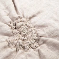 Tweepersoons Sprei Van Linnen En Katoen Met Elegant Luxe Borduursel - Patrizio -Slide Shop copriletto matrimoniale in lino e cotone con ricamo elegante di lusso patrizio 10