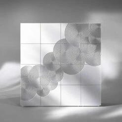 Dressoir Met 16 Ante Slate Modern Design, Wit, Zwart Of Goud