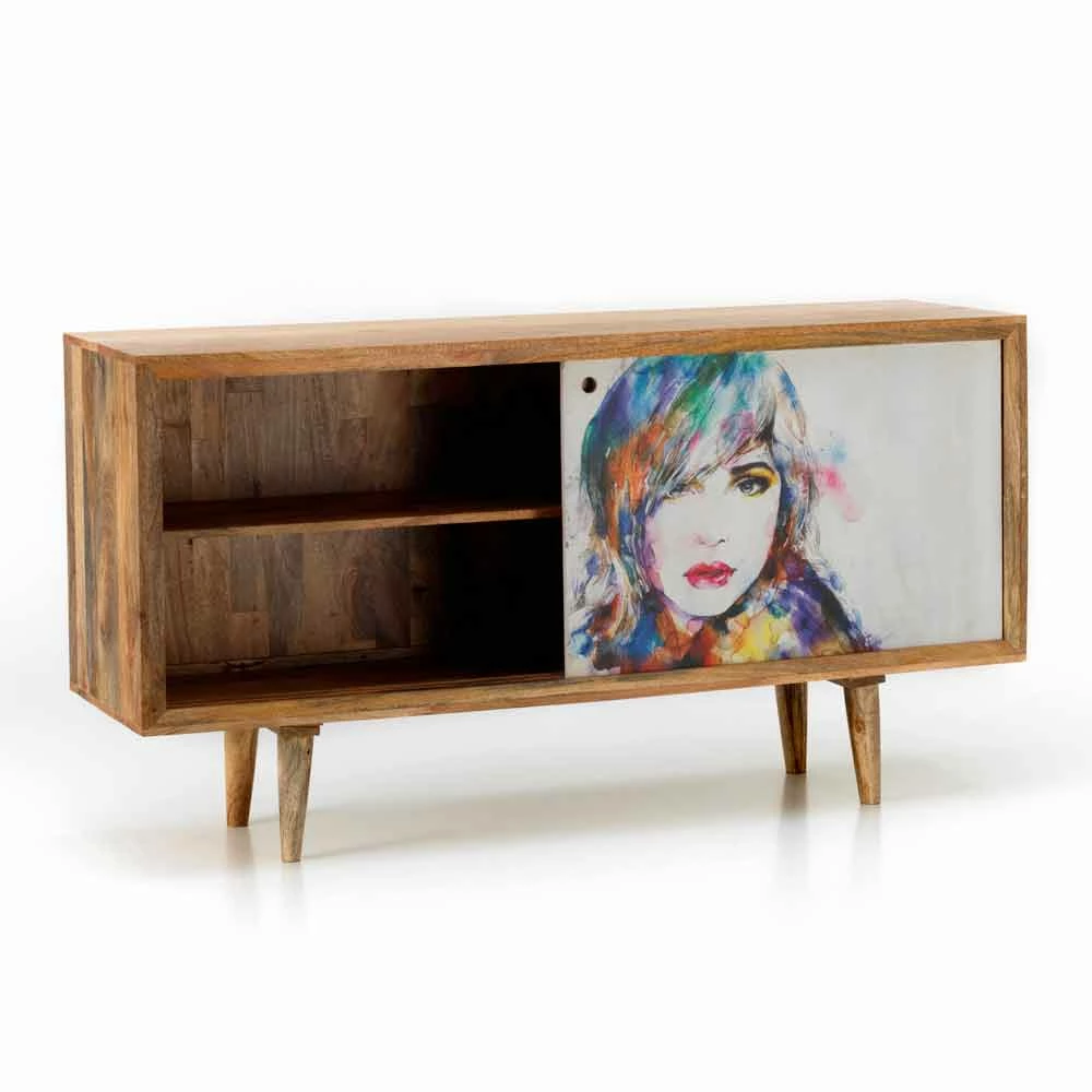 Dressoir Met Twee Schuifdeuren In Mangoboom, Cepagatti 9 Dressoir Met Twee Schuifdeuren In Mangoboom, Cepagatti - Afbeelding 9