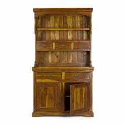 Hoog Dressoir In Klassieke Stijl Met Structuur Van Massief Acaciahout - Umami -Slide Shop credenza alta stile classico con struttura in legno di acacia massello umami 2