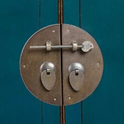 Laag Dressoir Met 2 Deuren En 2 Lades In Blauw Iepenhout Homemotion - Konan 10 Laag Dressoir Met 2 Deuren En 2 Lades In Blauw Iepenhout Homemotion - Konan -Slide Shop credenza bassa 2 ante e 2 cassetti in legno di olmo blu homemotion konan 4