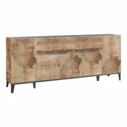 Laag Dressoir Met 5 Deuren En Centraal Compartiment Made In Italy - Louisiana -Slide Shop credenza bassa a 5 ante e vano centrale realizzato in italia luisiana 6