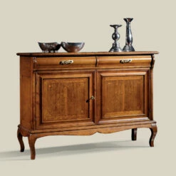 Klassiek Woonkamer Dressoir In Walnoothout Made In Italy - Helisa