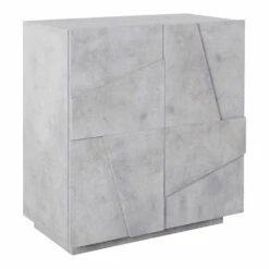 Dressoir Met 2 Deuren Voor Woonkamer In Melamine Made In Italy - Naditza