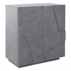 Dressoir Met 2 Deuren Voor Woonkamer In Melamine Made In Italy - Naditza -Slide Shop credenza con 2 ante da soggiorno in melaminico made in italy naditza 6