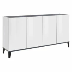 Modern Keuken Dressoir Met 4 Deuren In Melamine Hout Made In Italy - Damiana 17 Modern Keuken Dressoir Met 4 Deuren In Melamine Hout Made In Italy - Damiana -Slide Shop credenza cucina moderna a 4 ante in legno nobilitato made in italy damiana 1