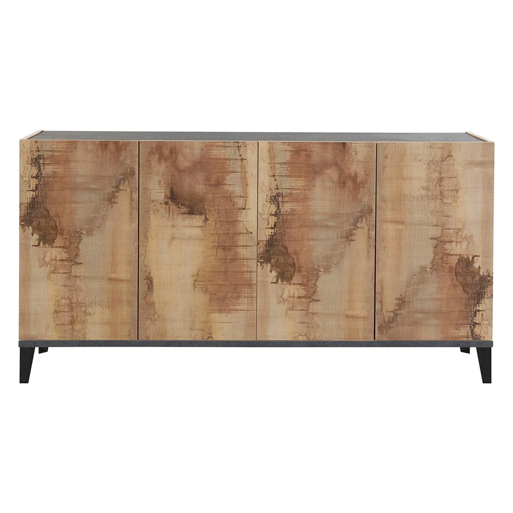 Modern Keuken Dressoir Met 4 Deuren In Melamine Hout Made In Italy - Damiana 11 Modern Keuken Dressoir Met 4 Deuren In Melamine Hout Made In Italy - Damiana - Afbeelding 11