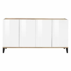 Modern Keuken Dressoir Met 4 Deuren In Melamine Hout Made In Italy - Damiana 14 Modern Keuken Dressoir Met 4 Deuren In Melamine Hout Made In Italy - Damiana -Slide Shop credenza cucina moderna a 4 ante in legno nobilitato made in italy damiana 5