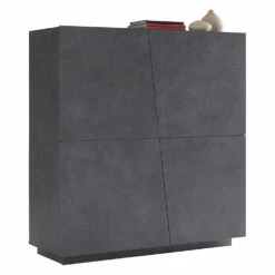 Melamine Dressoir Met 4 Deuren Made In Italy - Popilio