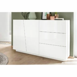 Woonkamer Dressoir Met 2 Deuren En 3 Lades Made In Italy - Popilio -Slide Shop credenza da soggiorno con 2 ante e 3 cassetti made in italy popilio 11