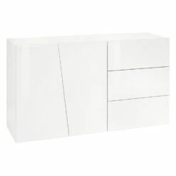 Woonkamer Dressoir Met 2 Deuren En 3 Lades Made In Italy - Popilio -Slide Shop credenza da soggiorno con 2 ante e 3 cassetti made in italy popilio 9