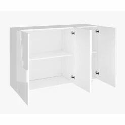 Woonkamer Dressoir Met 3 Deuren In Melamine Made In Italy - Naditza -Slide Shop credenza da soggiorno con 3 ante in melaminico made in italy naditza 1