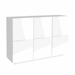 Woonkamer Dressoir Met 3 Deuren In Melamine Made In Italy - Naditza -Slide Shop credenza da soggiorno con 3 ante in melaminico made in italy naditza