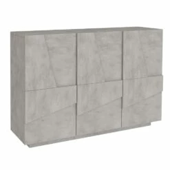 Woonkamer Dressoir Met 3 Deuren In Melamine Made In Italy - Naditza -Slide Shop credenza da soggiorno con 3 ante in melaminico made in italy naditza 6