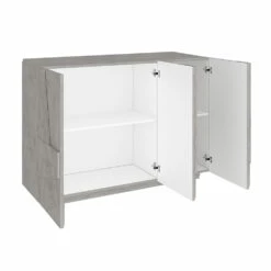 Woonkamer Dressoir Met 3 Deuren In Melamine Made In Italy - Naditza -Slide Shop credenza da soggiorno con 3 ante in melaminico made in italy naditza 7