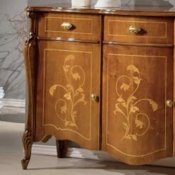 Woonkamer Dressoir In Walnoot Of Wit Hout Made In Italy - Ottaviano -Slide Shop credenza da soggiorno in legno noce o bianco made in italy ottaviano 2