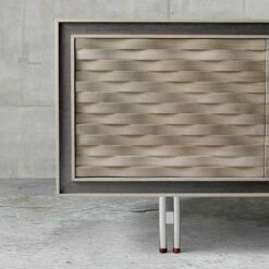 Geloof Modern Design In Massief Hout, L.192xp.50cm, Teresa -Slide Shop credenza design moderno in legno massello l192 x p 50 cm teresa 4