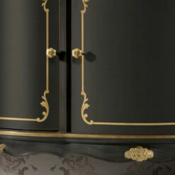 Luxe Dressoir Met 3 Deuren En 3 Houten Laden Made In Italy - Leonor -Slide Shop credenza di lusso con 3 ante e 3 cassetti in legno made in italy leonor 8