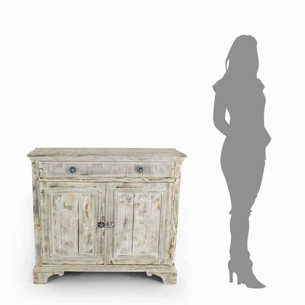 Massief Sparrenhouten Dressoir Met Interne Planken Made In Italy - Pierrot 10 Massief Sparrenhouten Dressoir Met Interne Planken Made In Italy - Pierrot - Afbeelding 10