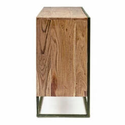 Dressoir In Acaciahout En Staal 3 Of 4 Deuren Homemotion - Cristoforo -Slide Shop credenza in legno di acacia e acciaio 3 o 4 ante homemotion cristoforo 13