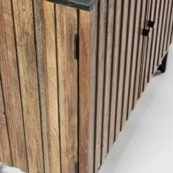 Dressoir In Acaciahout En Marmeren Blad Van Vintage Design - Syrio 13 Dressoir In Acaciahout En Marmeren Blad Van Vintage Design - Syrio -Slide Shop credenza in legno di acacia e piano in marmo di design vintage syrio 5