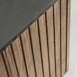 Dressoir In Acaciahout En Marmeren Blad Van Vintage Design - Syrio 14 Dressoir In Acaciahout En Marmeren Blad Van Vintage Design - Syrio -Slide Shop credenza in legno di acacia e piano in marmo di design vintage syrio 6