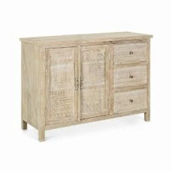 Dressoir Van Mangohout Met Met De Hand Ingelegde Decoraties - Zotto