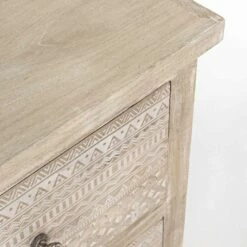 Dressoir Van Mangohout Met Met De Hand Ingelegde Decoraties - Zotto -Slide Shop credenza in legno di mango con decorazioni intarsiate a mano zotto 4