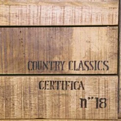 Dressoir In Hout En Staal Met Deur En 4 Laden In Industriële Stijl - Renza -Slide Shop credenza in legno e acciaio con anta e 4 cassetti stile industriale renza 5