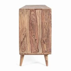 Dressoir In Natuurlijk Hout Met Deuren En Lades Homemotion - Ventador -Slide Shop credenza in legno finitura naturale con ante e cassetti homemotion ventador 11