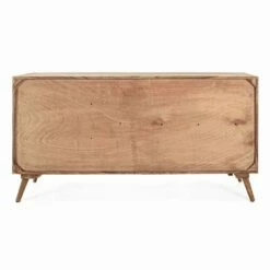 Dressoir In Natuurlijk Hout Met Deuren En Lades Homemotion - Ventador -Slide Shop credenza in legno finitura naturale con ante e cassetti homemotion ventador 4