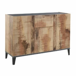 Dressoir In Melamine 3 Deuren Met Centrale Lade Made In Italy - Nerissa -Slide Shop credenza in nobilitato 3 ante con cassetto centrale made in italy nerissa 7