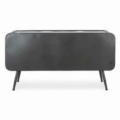 Vintage Dressoir Met Deuren En Lades Met Rotaneffect Van Sparrenhout - Freddy -Slide Shop credenza vintage con ante effetto rattan e cassetti in legno di abete freddy 3