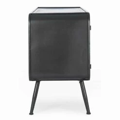 Vintage Dressoir Met Deuren En Lades Met Rotaneffect Van Sparrenhout - Freddy -Slide Shop credenza vintage con ante effetto rattan e cassetti in legno di abete freddy 4