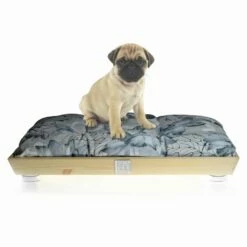 Honden- En Kattenkennel In Massief Hout Met Wasbaar Kussen Made In Italy - Juma -Slide Shop cuccia cani e gatti in legno massello con cuscino lavabile made in italy juma 10