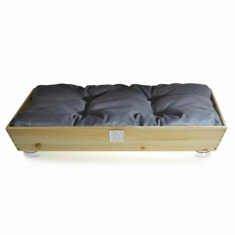 Honden- En Kattenkennel In Massief Hout Met Handgrepen En Kussen Made In Italy - Lyn 5 Honden- En Kattenkennel In Massief Hout Met Handgrepen En Kussen Made In Italy - Lyn - Afbeelding 5